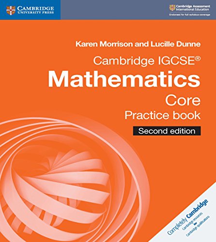 Cambridge IGCSE (R) Mathematics Core Practice Book (Cambridge International Igcse) von Cambridge University Press
